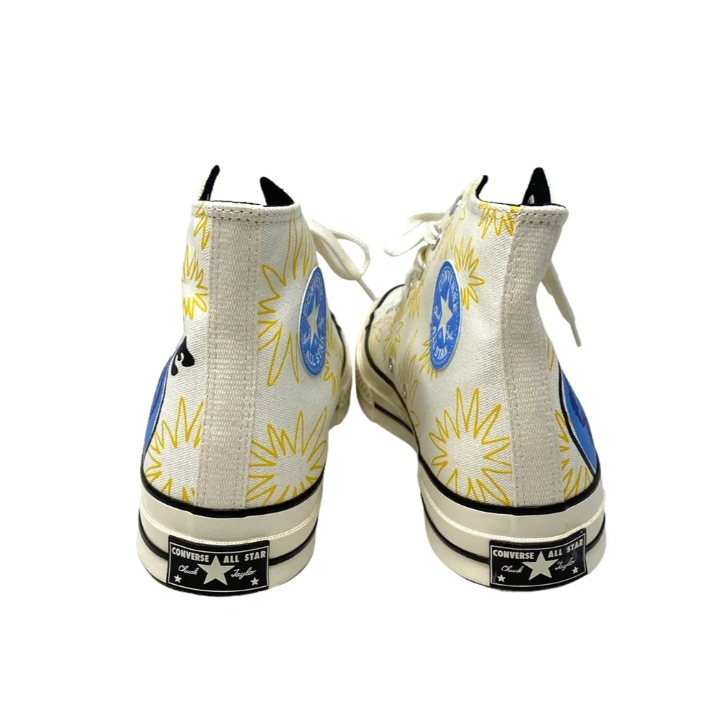 Converse Chuck Taylor 70 All Star High Top White Canvas Men’s Sneakers 172863C - Picture 4 of 12